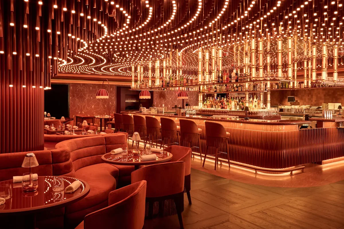 Live-fire kitchen at Bazaar Meat by José Andrés at The Palazzo