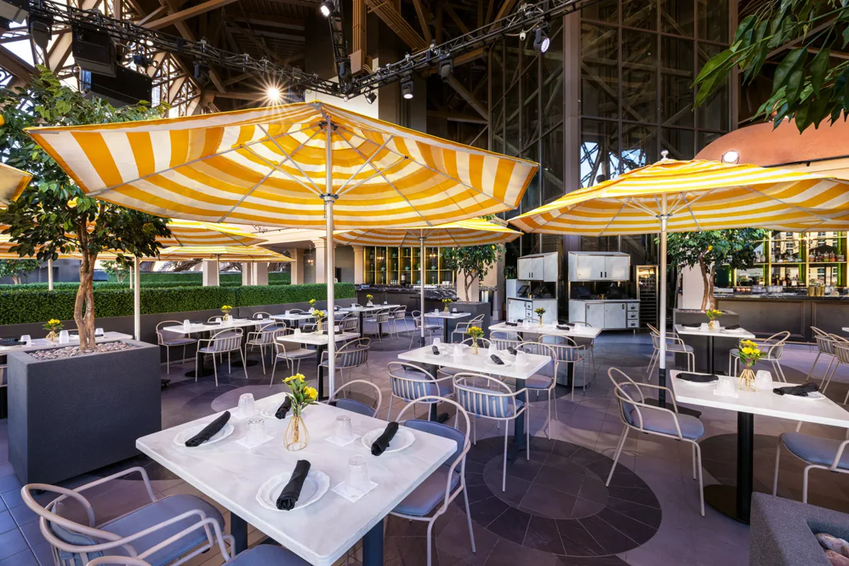 Chéri Rooftop beneath the Eiffel Tower at Paris Las Vegas