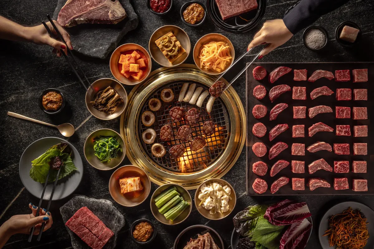 COTE Korean Steakhouse dining room at The Venetian